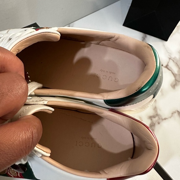 Authentic Gucci platform sneakers , size 6.5 but fits like a size 8 (runs big) - Picture 3 of 7